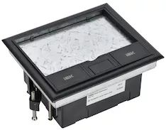 PRIMER Лючок напольный на 8 модулей IEK PM-LN12-08-O-20-K02