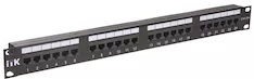 патч-панель кат.5Е UTP, 24 порта (IDC Dual) ITK 1U PP24-1UC5EU-D05 