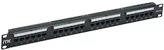 Патч-панель кат. 5е UTP 24 порта Dual IDC ITK 1U PP24-1UC5EU-D05L 