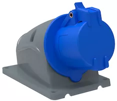 MAGNUM Розетка стационарная ССИ-113 16А-6ч/200-250В 2PPE IP44 IEK PSN11-016-3