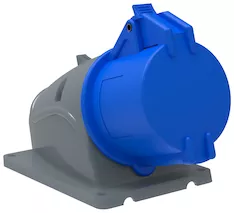 MAGNUM Розетка стационарная ССИ-123 32А-6ч/200-250В 2PPE IP44 IEK PSN11-032-3
