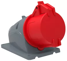 Розетка стационарная IEK MAGNUM ССИ-124 32А-6ч/380-415В 3PPE IP44
