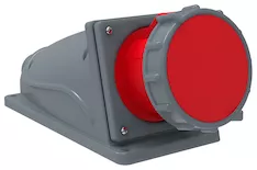 MAGNUM Розетка стационарная ССИ-134 63А-6ч/380-415В 3PPE IP67 IEK PSN12-063-4