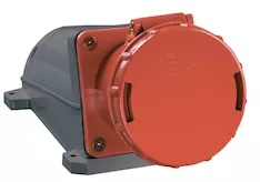 Розетка стационарная IEK ССИ-134 63А-6ч/380-415В 3PPE IP54 PSR12-063-4