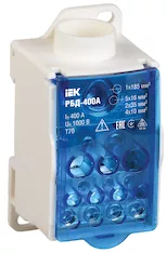 Распределительный блок на DIN-рейку IEK РБД-400А RBD-400