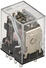 Реле IEK РЭК78/4(MY4) 3А 12В AC RRP20-4-03-012A-LED