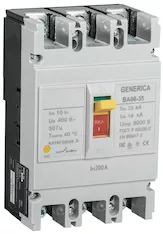 Выключатель автоматический GENERICA ВА66-35 3Р 200А 25кА SAV30-3-0200-G 