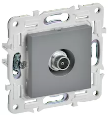 Розетка TV оконечная IEK SKANDY SK-A12Gr SK-A10-O-K03