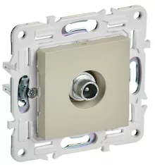 Розетка TV проходная IEK SKANDY SK-A17B SK-A10-P-K10