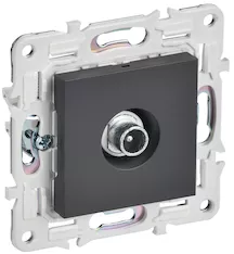 Розетка TV проходная IEK SKANDY SK-A17T SK-A10-P-K48