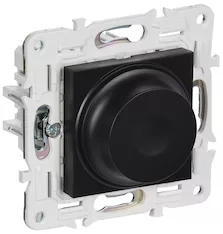 SKANDY Светорегулятор поворотный с индикацией 600Вт SK-D01Bl черный IEK SK-D41-0600-K02