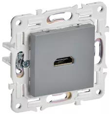 Розетка IEK SKANDY HDMI SK-H01Gr SK-H10-K03