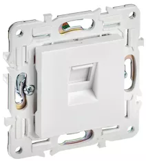 Розетка компьютерная IEK SKANDY RJ45 кат.5E SK-K01W SK-K10-1-K01 