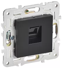 Розетка компьютерная IEK SKANDY RJ45 кат.5E SK-K01Bl SK-K10-1-K02 