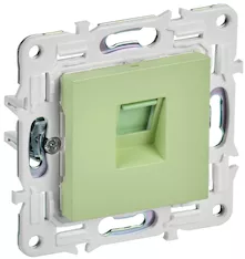Розетка компьютерная IEK SKANDY RJ45 кат.5E SK-K01G SK-K10-1-K06