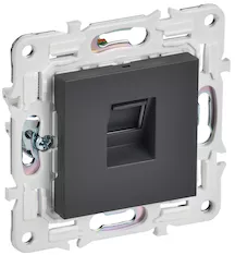 Розетка компьютерная IEK SKANDY RJ45 кат.5E SK-K01T SK-K10-1-K48
