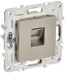 SKANDY Розетка компьютерная RJ45 кат.6 SK-K02Sh шампань IEK SK-K10-2-K37
