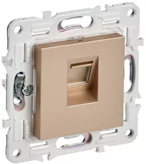 SKANDY Розетка компьютерная RJ45 кат.6 SK-K02Sa песочный IEK SK-K10-2-K98