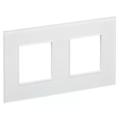 Рамка 2-местная IEK SKANDY SK-F22W SK-M22-G-K01