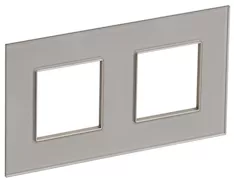 Рамка 2-местная IEK SKANDY SK-F22Sh SK-M22-G-K37