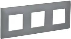 Рамка 3-местная IEK SKANDY SK-F03Gr SK-M32-K03