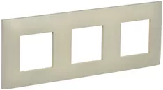 Рамка 3-местная IEK SKANDY SK-F01B SK-M32-K10