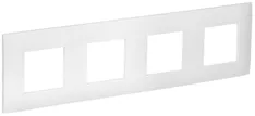 Рамка 4-местная IEK SKANDY SK-F04W SK-M42-K01 