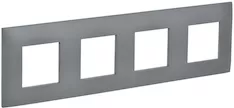 Рамка 4-местная IEK SKANDY SK-F04Gr SK-M42-K03