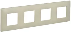 Рамка 4-местная IEK SKANDY SK-F01B SK-M42-K10