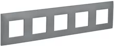 Рамка 5-местная IEK SKANDY SK-F05Gr SK-M52-K03