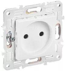 Розетка IEK SKANDY 10А SK-R02W SK-R10-10-K01 