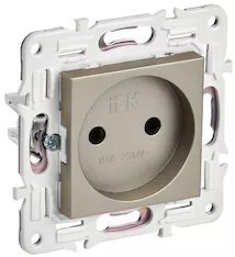 Розетка IEK SKANDY 10А SK-R02Sh SK-R10-10-K37