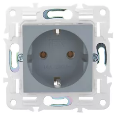 Розетка IEK SKANDY 16А SK-R05Gr SK-R11-16-K03
