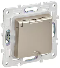 Розетка 1-местная IEK SKANDY16А IP44 SK-R11Sh SK-R16-16-44-K37