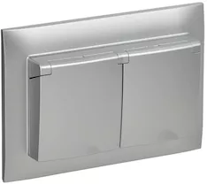 Розетка 2-местная и крышкой IEK SKANDY 16А IP44 SK-R12S SK-R26-16-44-K23-F