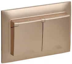 Розетка 2-местная и крышкой IEK SKANDY 16А IP44 SK-R12Sa SK-R26-16-44-K98-F