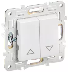 Выключатель жалюзи IEK SKANDY 10А SK-V12W SK-V15-0-10-K01 