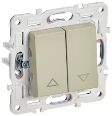 Выключатель жалюзи IEK SKANDY 10А SK-V12B SK-V15-0-10-K10