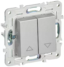 Выключатель жалюзи IEK SKANDY 10А SK-V12S SK-V15-0-10-K23