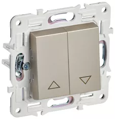 Выключатель жалюзи IEK SKANDY 10А SK-V12Sh SK-V15-0-10-K37