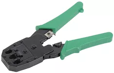 Инструмент обжимной для RJ45/RJ12/RJ11 ручка PVC ITK TM1-G10V 