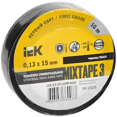 Изолента IEK MIXTAPE 3 UIZ-13-10-10M-K02 