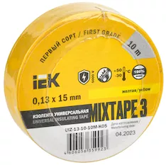 Изолента IEK MIXTAPE 3 UIZ-13-10-10M-K05 