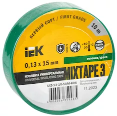 Изолента IEK MIXTAPE 3 UIZ-13-10-10M-K06 