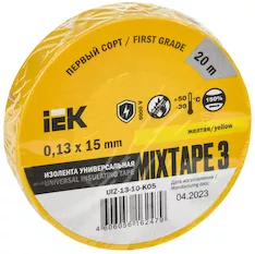 Изолента IEK MIXTAPE 3 UIZ-13-10-K05 