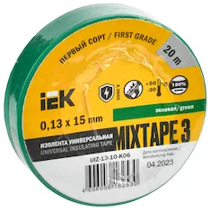 Изолента IEK MIXTAPE 3 UIZ-13-10-K06 
