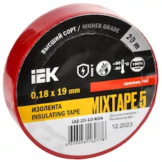 Изолента IEK MIXTAPE 5 UIZ-20-10-K04 