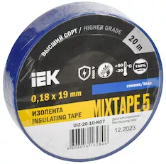 Изолента синяя IEK MIXTAPE 5 UIZ-20-10-K07 