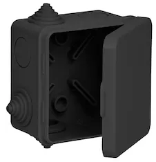Коробка распаячная IEK КМ41238 IP54 7 RAL 9005 UKO31-080-080-050-K02-54