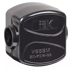 Зажим кабельный ответвительный У-859М (50-70/4-35мм2) IP20 IEK UKZ-ZO-859M